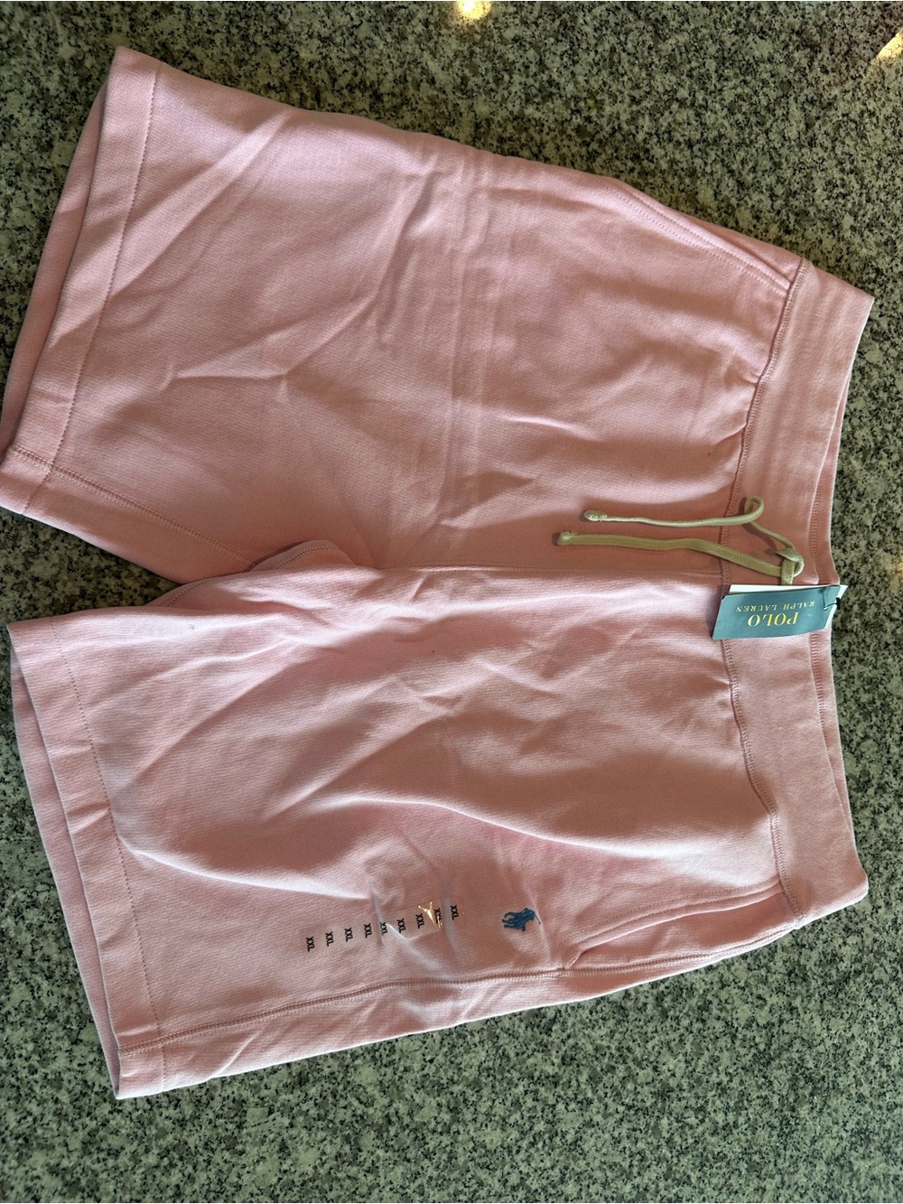 Polo by Ralph Lauren Pale Pink Athletic Drawstring Shorts